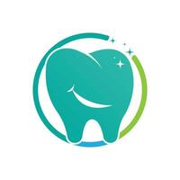 Ilustración de vector de plantilla de logotipo dental