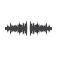 sound wave ilustration logo vector