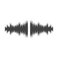 sound wave ilustration logo vector