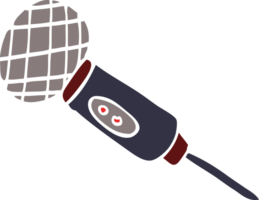 cartoon doodle microphone png