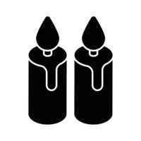 Have a look at this amazing icon of candles, beautiful vector of burning candles