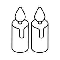 Have a look at this amazing icon of candles, beautiful vector of burning candles