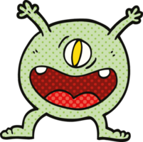 comic book style cartoon monster png