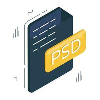 Premium design icon of psd file vector