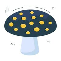 Modern design icon of mushroom vector