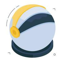 Modern design icon of space helmet vector