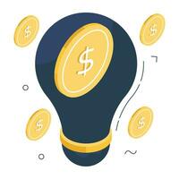 Perfect design icon of financial idea vector