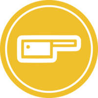 meat cleaver circular icon png