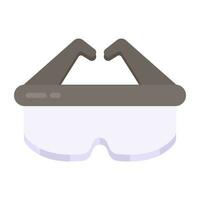 Vector design of welding glasses