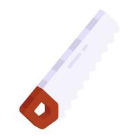 A woodcutting tool icon, vector design of saw