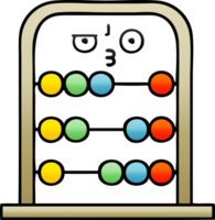 gradient shaded cartoon abacus png