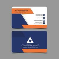 Professional and Creative Business Card Template vector