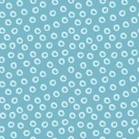 Random circle spots, abstract minimalistic background. Seamless vector pattern with rounded stains. Monochrome simple blue vector illustration.
