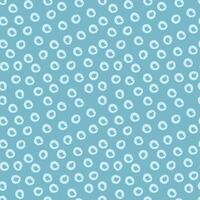 Random circle spots, abstract minimalistic background. Seamless vector pattern with rounded stains. Monochrome simple blue vector illustration.