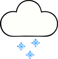 comic book style cartoon snow cloud png