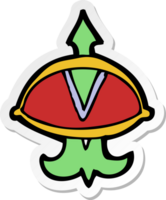 sticker of a cartoon mystic eye symbol png