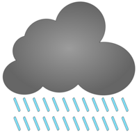 cloud with rain png