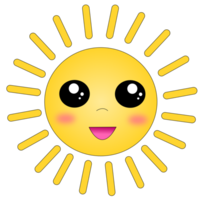 dibujos animados de sol sonriente png