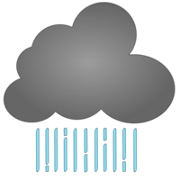 nuage et pluie png