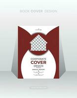 Elegant book cover design template. vector