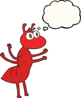 thought bubble cartoon ant png