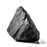 ai generiert schwarz schwer Rock,png Datei von isoliert ausgeschnitten Objekt auf transparent Hintergrund mit Schatten png