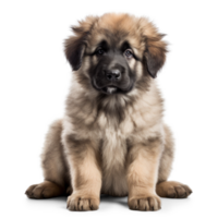 AI generated Adorable Caucasian Shepherd Puppy on Transparent Background png