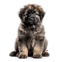 AI generated Adorable Caucasian Shepherd Puppy on Transparent Background png