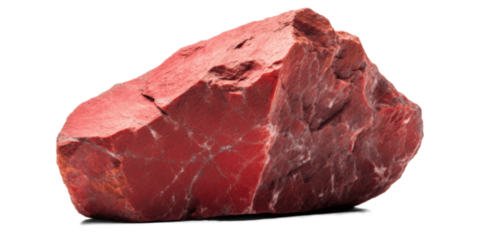ai generato rosso pesante roccia, png file di isolato ritagliare oggetto su trasparente sfondo con ombra