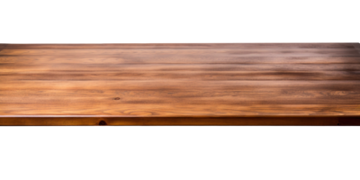 AI generated Wood Table Top on Transparent Background png