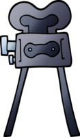 png gradient illustration cartoon film camera