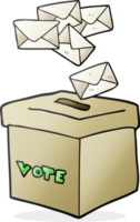 cartoon ballot box png