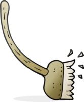 cepillo de barrido de dibujos animados png