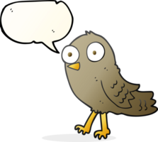 speech bubble cartoon bird png