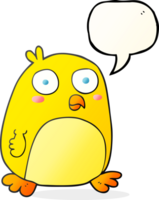 speech bubble cartoon bird png