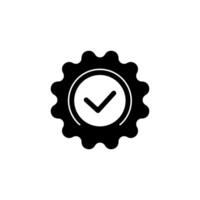 seal of approval concept line icon. Simple element illustration. seal of approval concept outline symbol design. vector