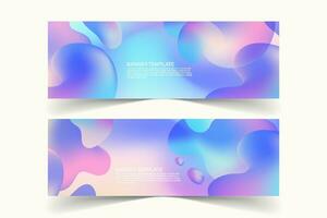 Abstract banner background templates design vector