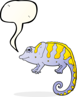 habla burbuja dibujos animados camaleón png