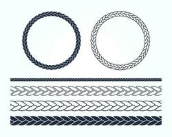 Rope vector icon illustration design template