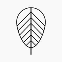 Simple and Minimalist Tree Illustration vector