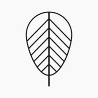 Simple and Minimalist Tree Illustration vector