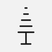 Simple and Minimalist Tree Illustration vector