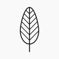 Simple and Minimalist Tree Illustration vector