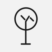 Simple and Minimalist Tree Illustration vector