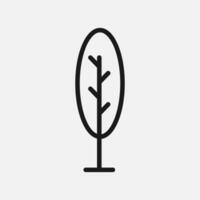 Simple and Minimalist Tree Illustration vector