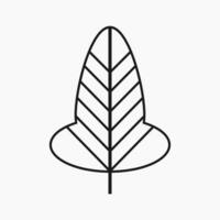 Simple and Minimalist Tree Illustration vector