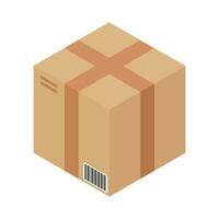 box delivery illustration vector