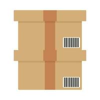 box delivery illustration vector