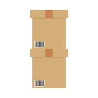 box delivery illustration vector