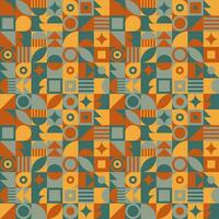 Geometric seamless pattern vector